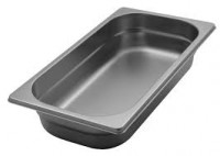 BACINELLA INOX GN 1/3 dimensioni 32,5X17,5 altezza 150 capacità 5,8 lt